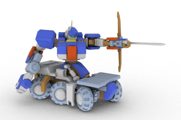 Wolf Fang Sky Fang 2001 Plastic Model Kit TYPE04 Shinryu 10 cm 9