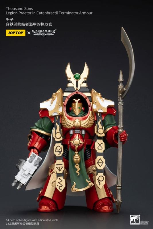 Warhammer The Horus Heresy Action Figure 1/18 Thousand sons Legion Praetor in Cataphractii Terminato