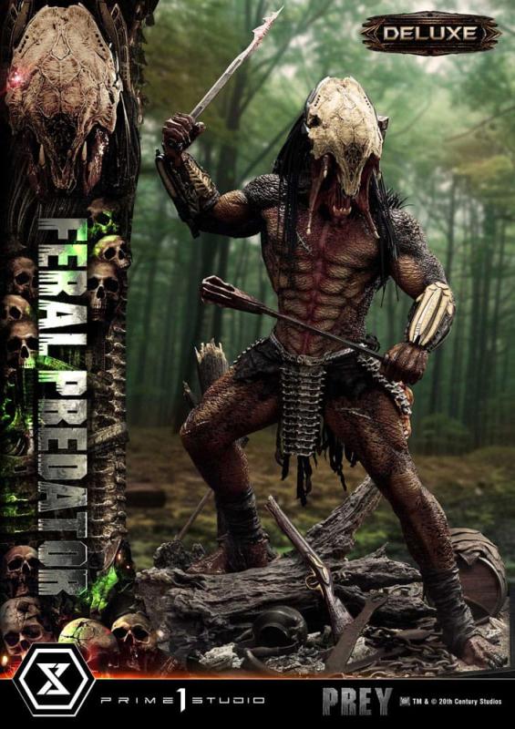 Prey (Movie) Museum Masterline Series Statue 1/3 Feral Predator Deluxe Bonus Version 89 cm 10