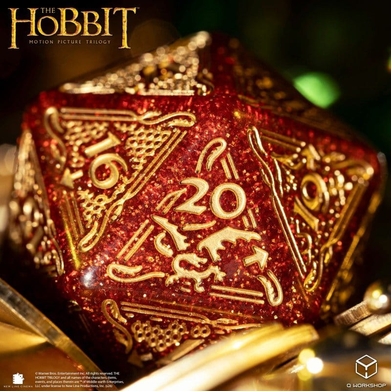 The Hobbit Spindown Jumbo Die Ember TCG D20 4