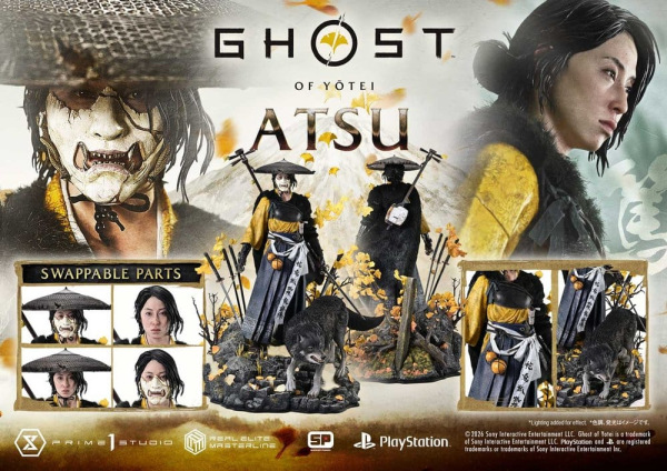 Ghost of Yotei Real Elite Masterline Statue 1/4 Atsu 59 cm 6