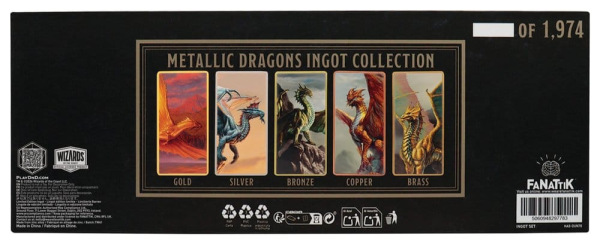 Dungeons & Dragons Ingot Set Magnet Warrior Limited Edition 2