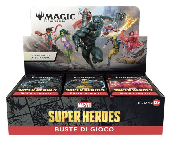 Magic the Gathering Marvel Super Heroes Play Booster Display (30) italian 11