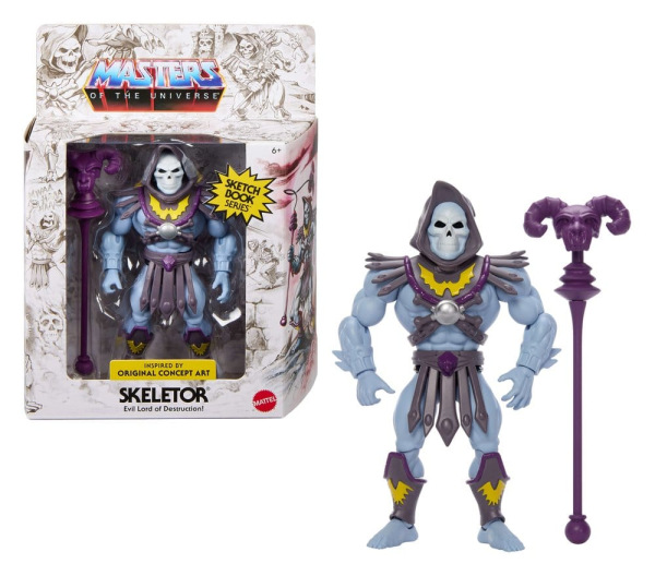 Masters of the Universe Origins Action Figure Sketchbook Series: Skeletor 14 cm 1