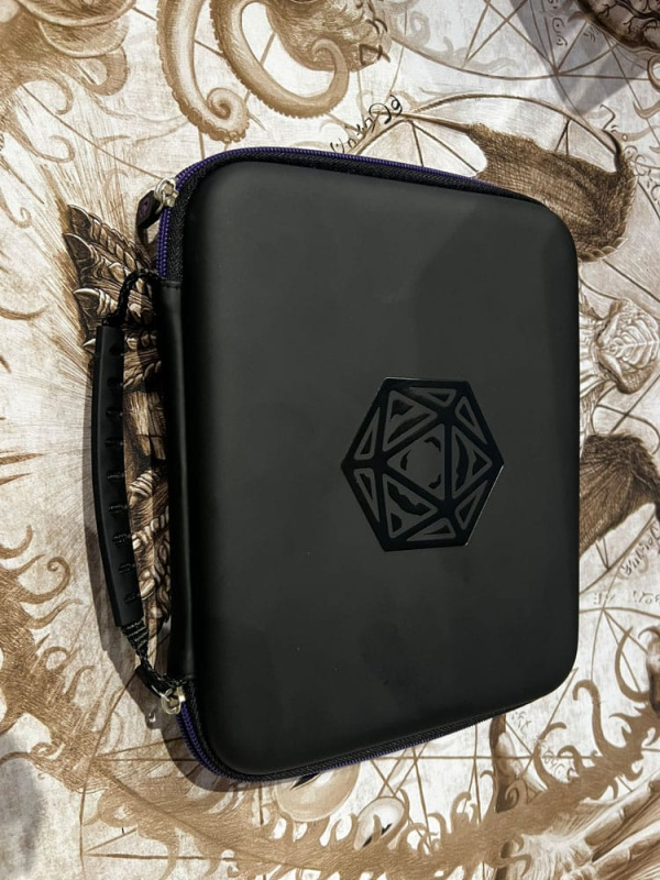 CritStones Dice Case Arcanum Blue 2