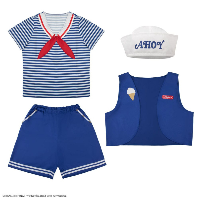Stranger Things: Scoops Ahoy Robin Costume Size M/L 2