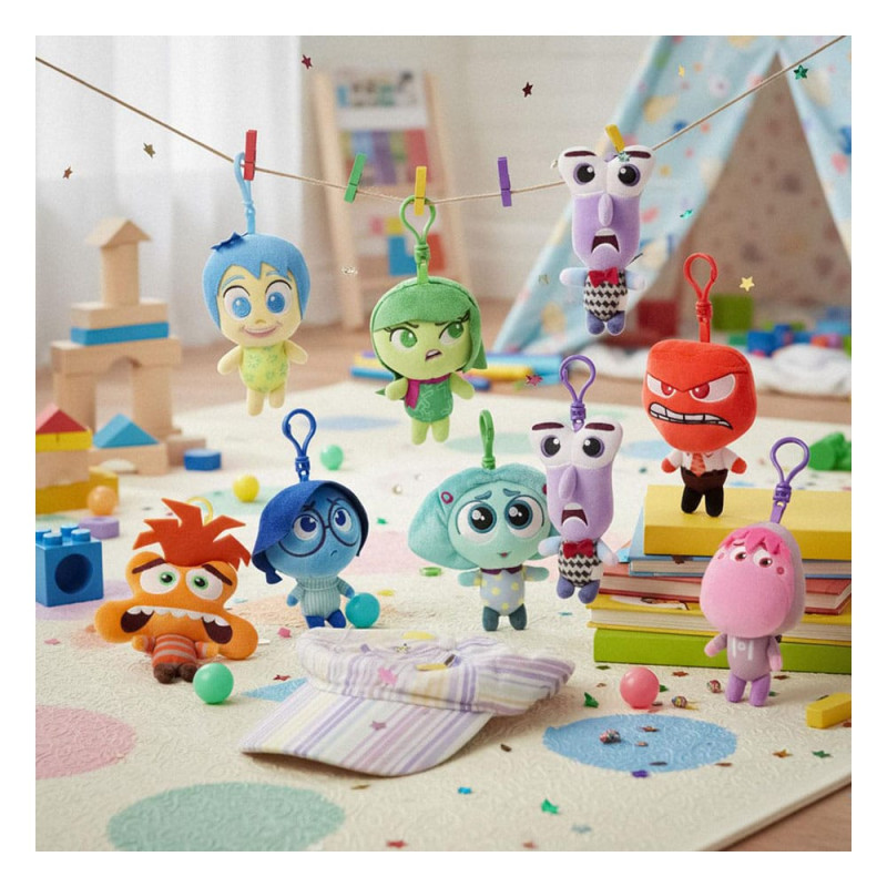 Inside Out Plush Keychains 12 cm Assortment (24) 5
