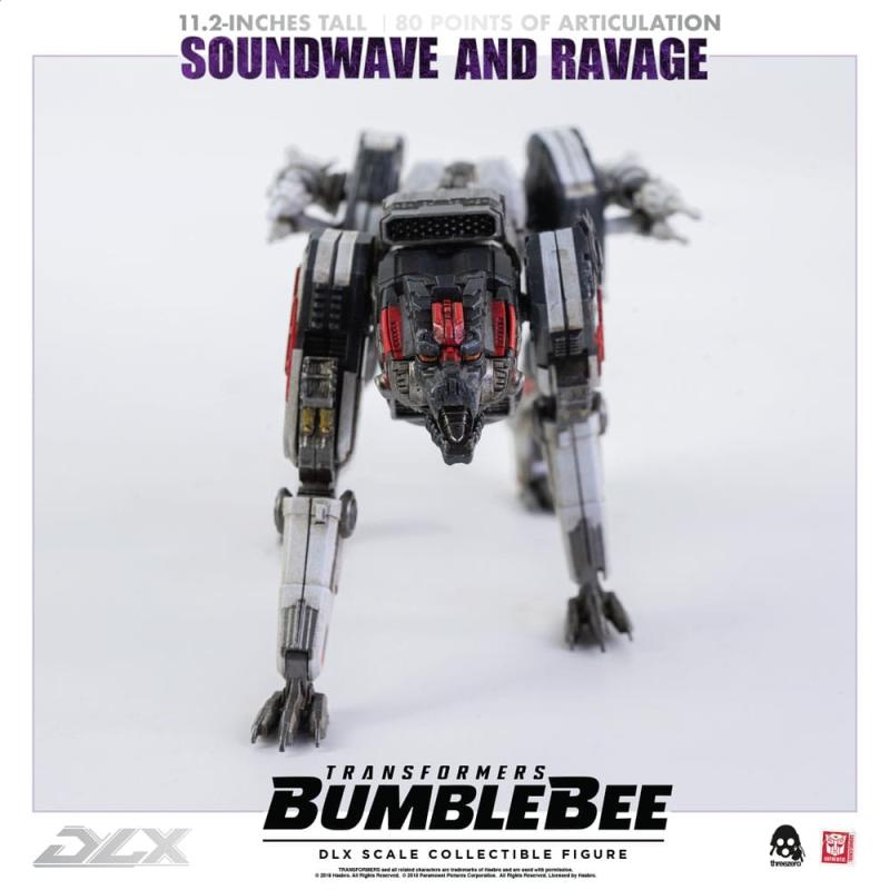 Transformers Bumblebee DLX Action Figure 2-Pack 1/6 Soundwave & Ravage 28 cm