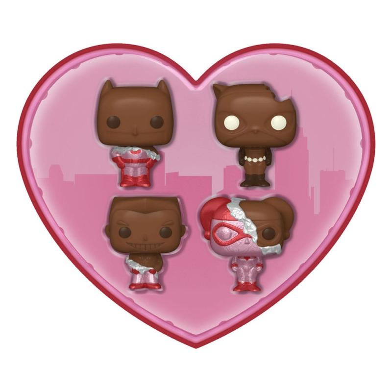 DC Valentines Pocket POP! Vinyl Figure 4-Pack Choc 4 cm