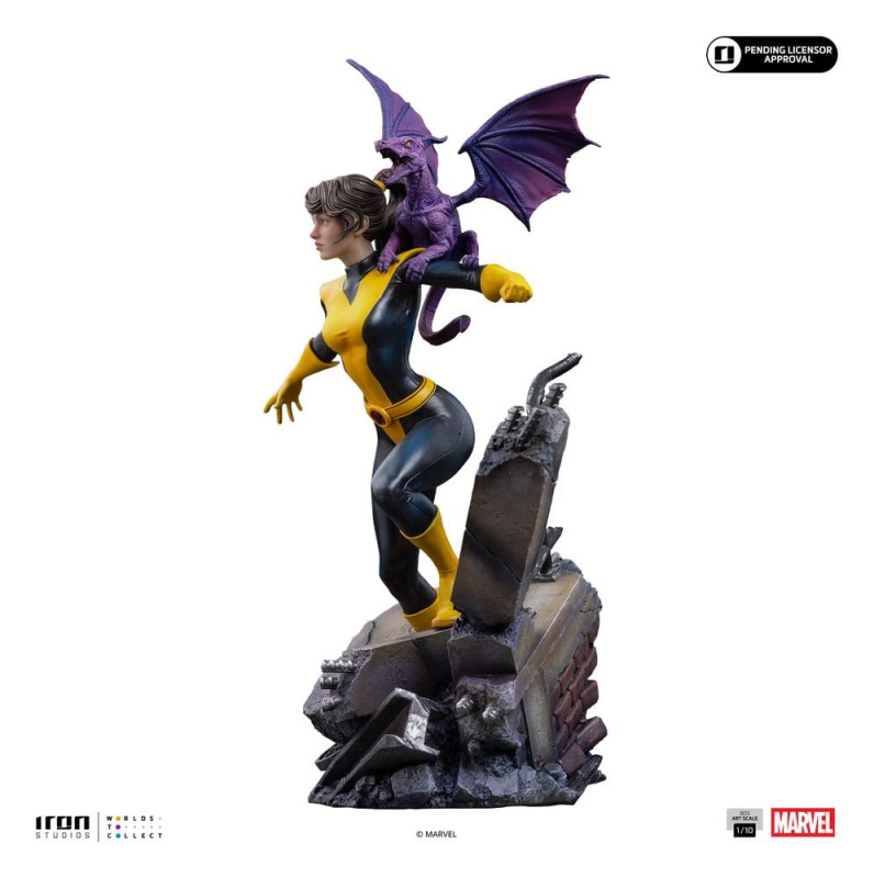 Marvel Kitty Pride & Lockheed X-Men Comics BDS Art Scale Statue 1/10 Kitty Pride & Lockheed 24 cm 1
