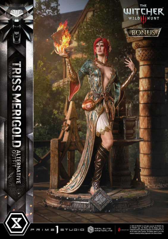 The Witcher 3: Wild Hunt Real Elite Masterline Series Statue 1/4 Triss Merigold Bonus Version 52 cm 3