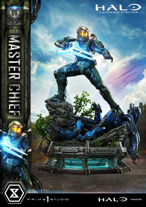Halo Ultimate Premium Masterline Series Statue 1/4 Campaign Evolved Master Chief Bonus Version 78 cm 4