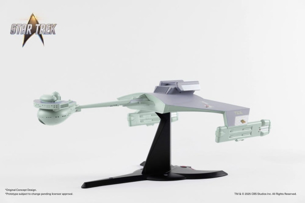 Star Trek TOS DieCast Replica 1/350 Klingon D7 Battle Cruiser Original Concept Design heo EU Exclusi