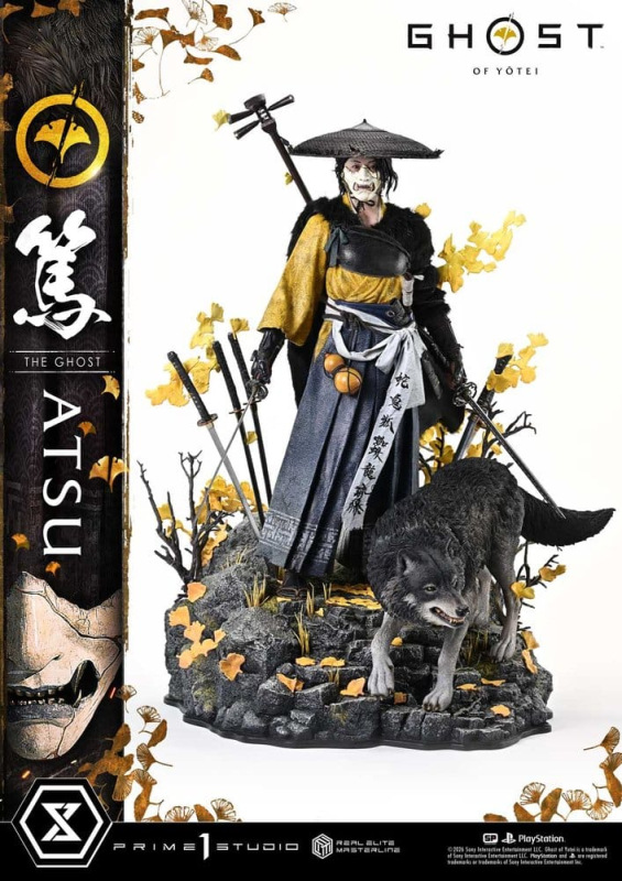 Ghost of Yotei Real Elite Masterline Statue 1/4 Atsu 59 cm 10