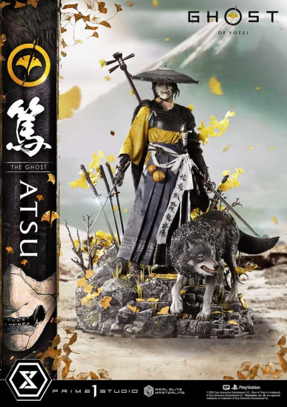 Ghost of Yotei Real Elite Masterline Statue 1/4 Atsu 59 cm 4