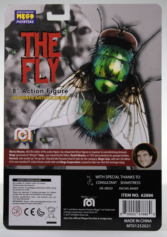 The Fly Action Figure The Fly (Flocked) 20 cm 2
