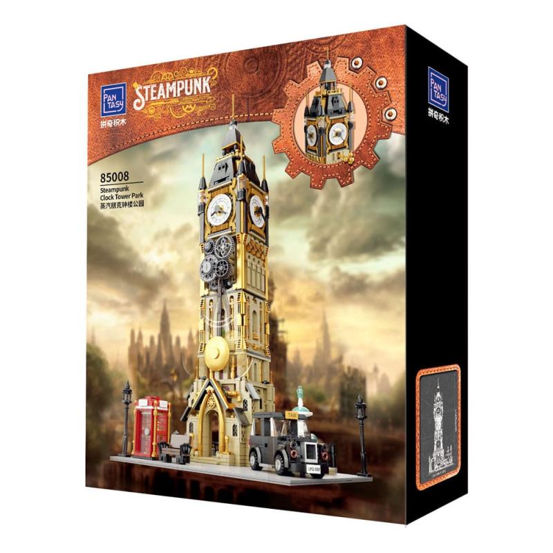 Original-Steampunk Series Construction Set Steampunk Clock Tower Park 58 cm