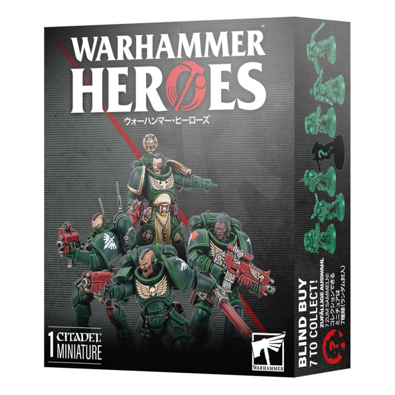 Warhammer Heroes Miniatures Dark Angels Display (8) 4