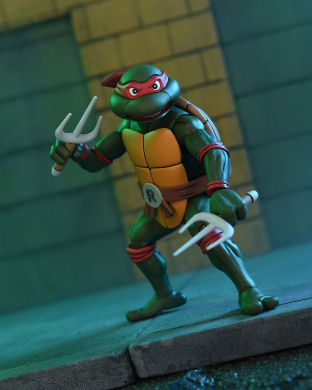 Teenage Mutant Ninja Turtles (1987 Cartoon) Action Figure Ultimate Raphael (VHS) 18 cm