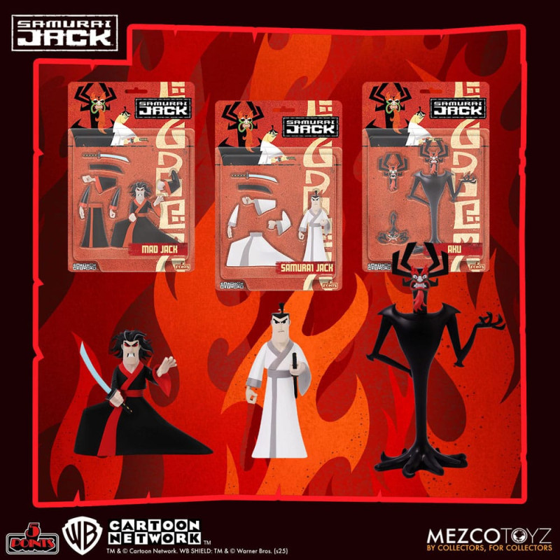 Samurai Jack 5 Points Action Figures 9 cm Deluxe Set Assortment (24) 10
