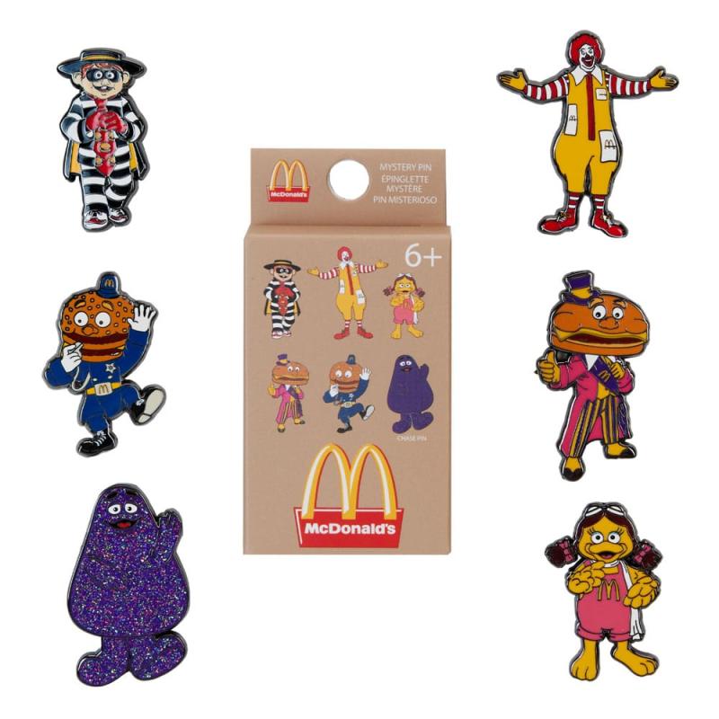 McDonalds Enamel Pins Character Blind Box Assortment (12)