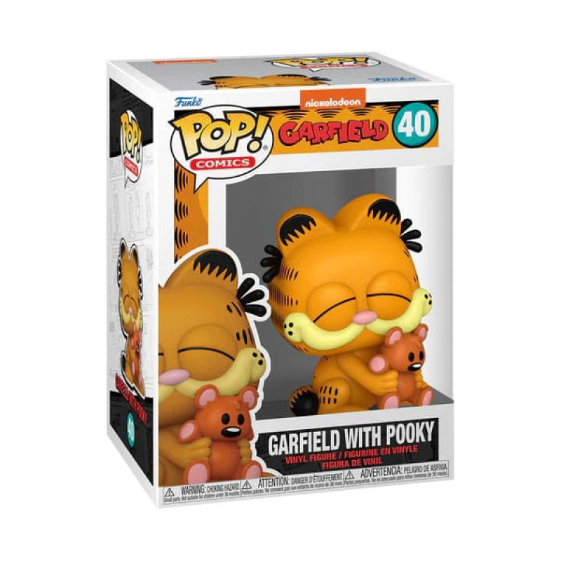 Garfield POP! Comics Vinyl Garfield w/Pooky 9 cm 1