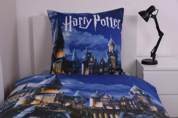 Harry Potter Duvet Set Blue 135 x 200 cm / 80 x 80 cm 1