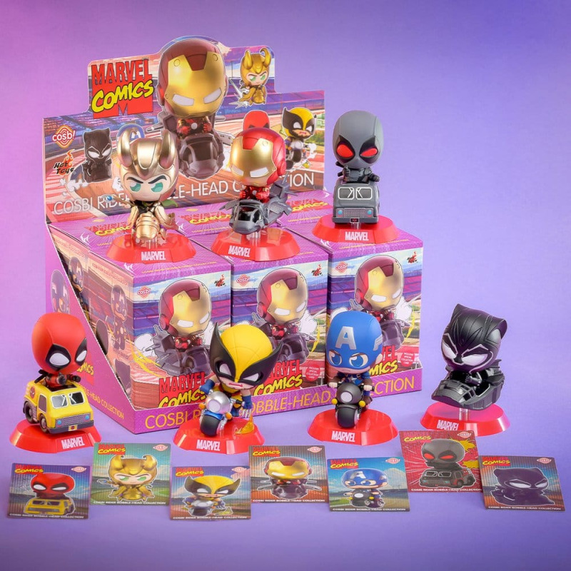 Marvel Cosbi Rider Mini Figures 9 cm Blind Box Display (8) 2