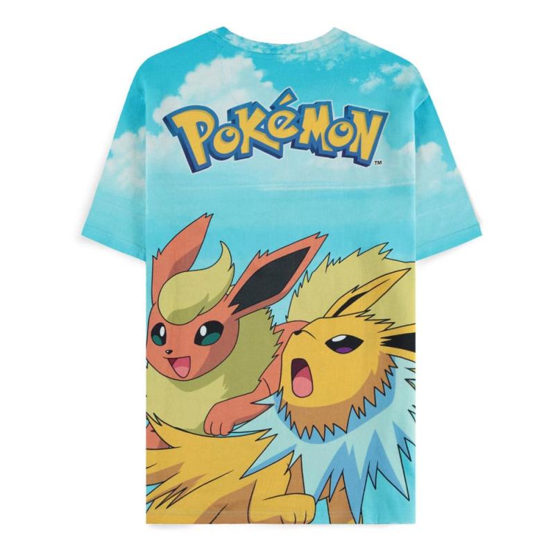 Pokémon T-Shirt Mirage AOP Eevee Evolutions Size M