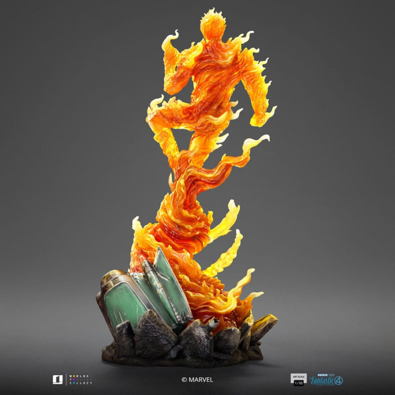 Fantastic Four Art Scale Statue 1/10 Human Torch 30 cm 11