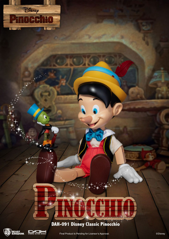 Disney Classic Dynamic 8ction Heroes Action Figure 1/9 Pinocchio 18 cm 3