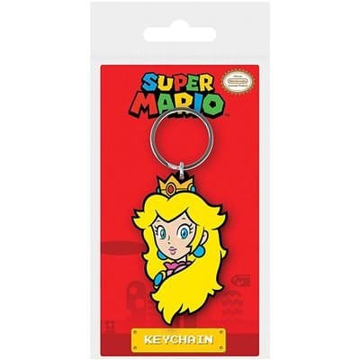 Super Mario PVC Keychain Princess Peach