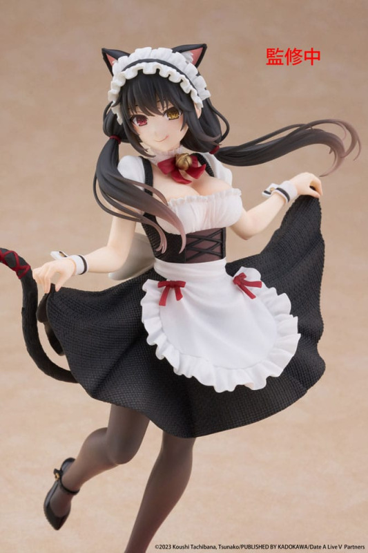Date A Live V Coreful PVC Statue Kurumi Tokisaki Cat Ear Maid Ver. 18 cm 7