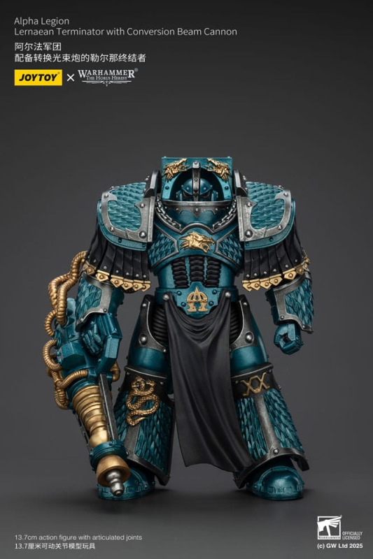 Warhammer The Horus Heresy Action Figure Alpha Legion Lernaean Terminator with Conversion Beam Canno