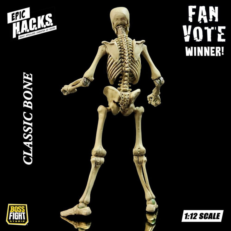 Epic &nbsp;H.A.C.K.S. Action Figure 1/12 Skeleton Blank Classic Bone 5