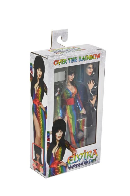 Elvira, Mistress of the Dark Clothed Action Figure Over the Rainbow Elvira 20 cm