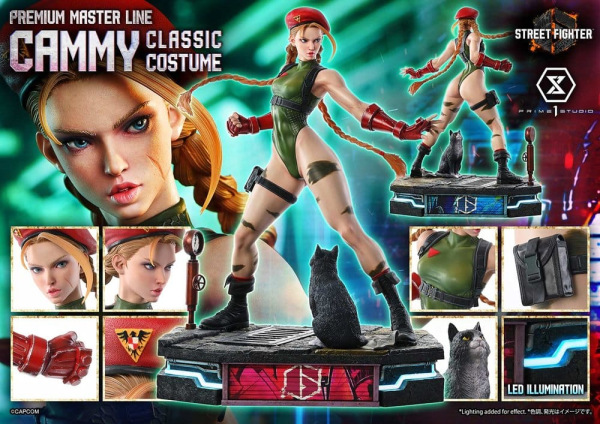 Street Fighter 6 Ultimate Premium Masterline Statue 1/4 Cammy Classic Costume 54 cm 5