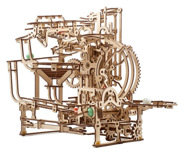 Ugears 3D Wooden Puzzle Marble Run Stepped Hoist 2