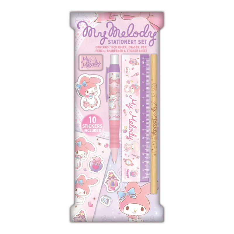 Sanrio Stationery Set 6-Pack My Melody 1