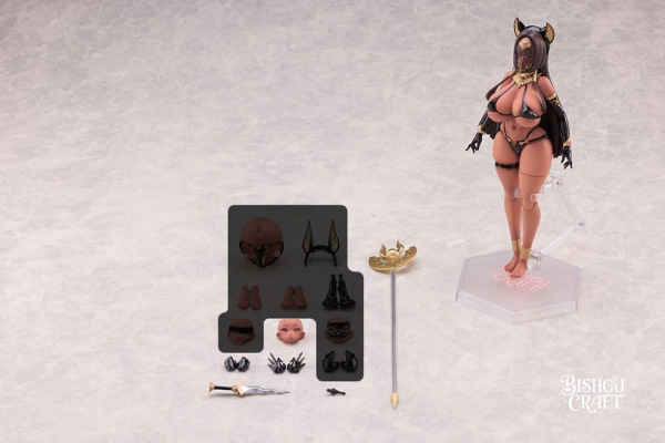 Original Character Isekai Emaki Action Figure 1/12 Egyptian Goddess Bastet 18 cm 3