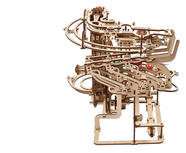 Ugears 3D Wooden Puzzle Marble Run Chain Hoist 12