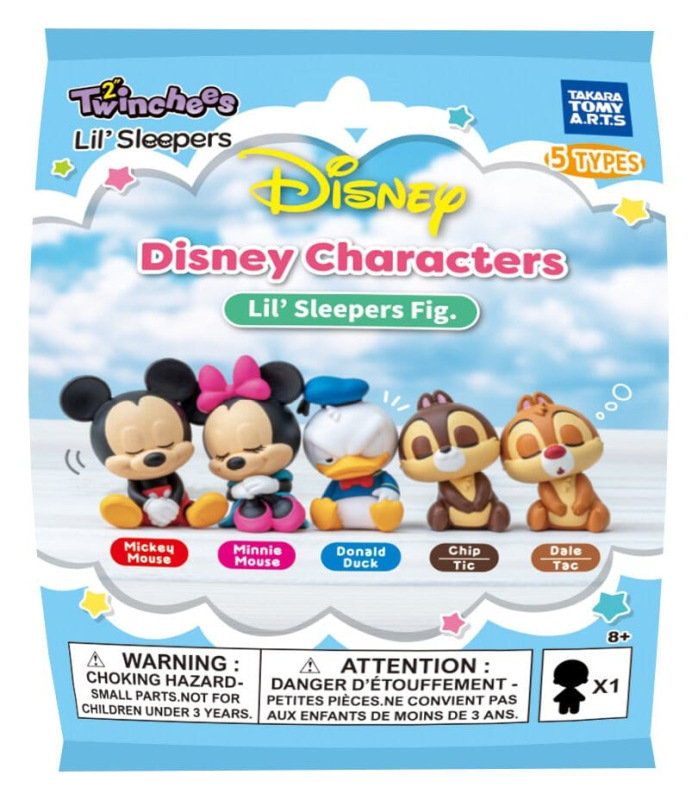 Disney Twinchees Mini Figures Lil' Sleepers 5 cm Blind Pack Display (24) 4