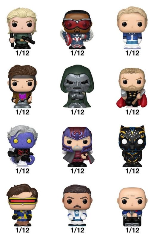 Avengers: Doomsday Bitty POP! Vinyl Figure Display (24) PDQ 2,5 cm 1