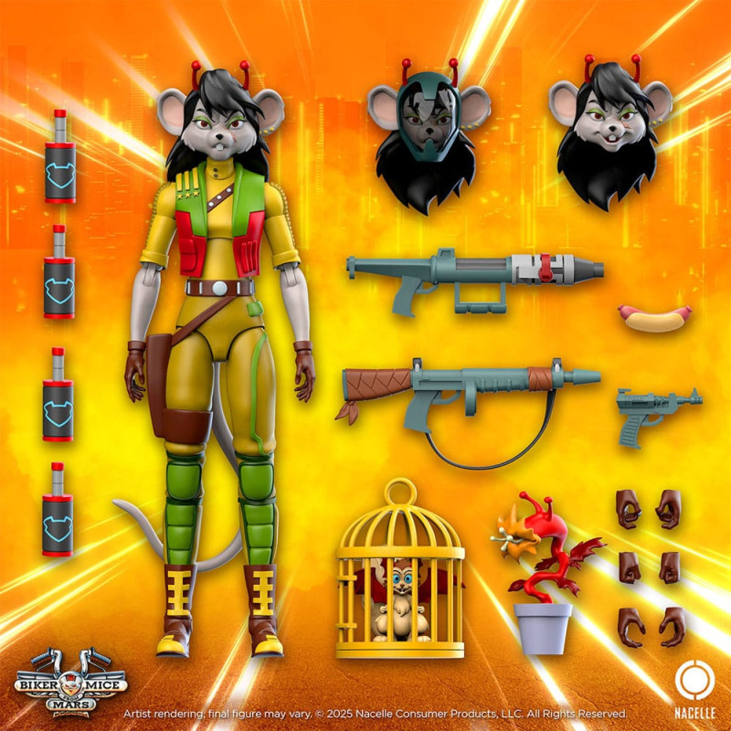 Biker Mice From Mars Action Figure Carbine 23 cm 1