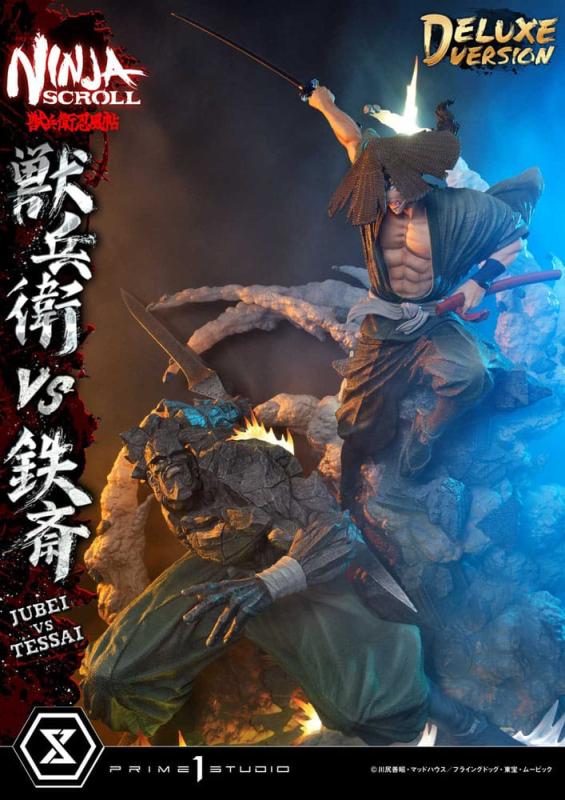 Ninja Scroll Ultimate Premium Masterline Series Statue 1/4 Jubei Versus Tessai Deluxe Version 101 cm