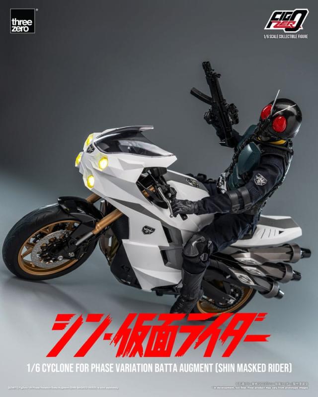 Kamen Rider FigZero Vehicle 1/6 Cyclone for Phase Variation Batta Augment (Shin Masked Rider) 35 cm