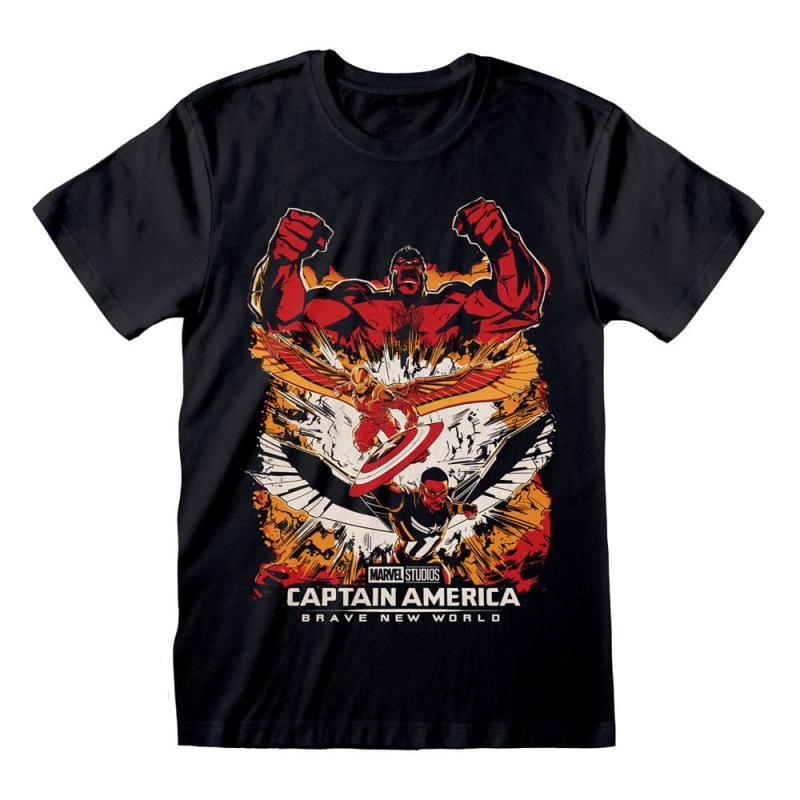 Captain America Brave New World T-Shirt Montage