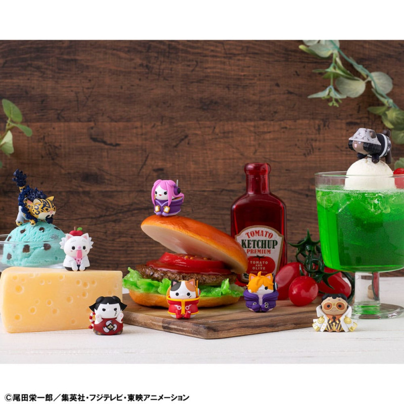 One Piece Mega Cat Project Trading Figure Egghead NyanPieceNyan! 3 cm Assortment (8) 9