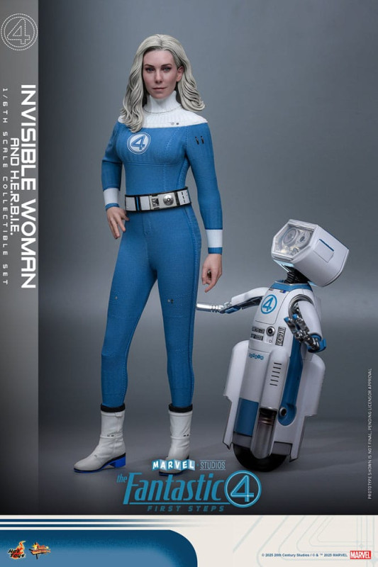 The Fantastic Four: First Steps Movie Masterpiece Action Figure 2-Pack 1/6 Invisible Woman & H.E.R.B 2