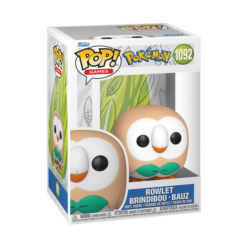 Pokemon POP! Games Vinyl Figure Rowlet 9 cm 1